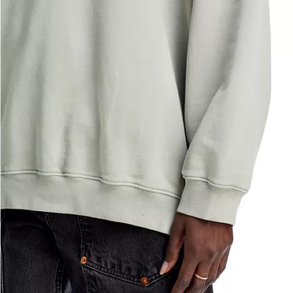 Anine Bing Tyler Cotton Crewneck Sweatshirt - M - Picture 4 of 9